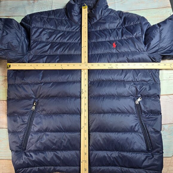Polo Ralph Lauren Men's Lightweight Bleeker Down Jacket, Aviator Navy XXL - Picture 7 of 9